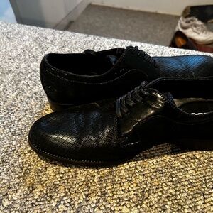 Aldo Black Textured Men's Loafers